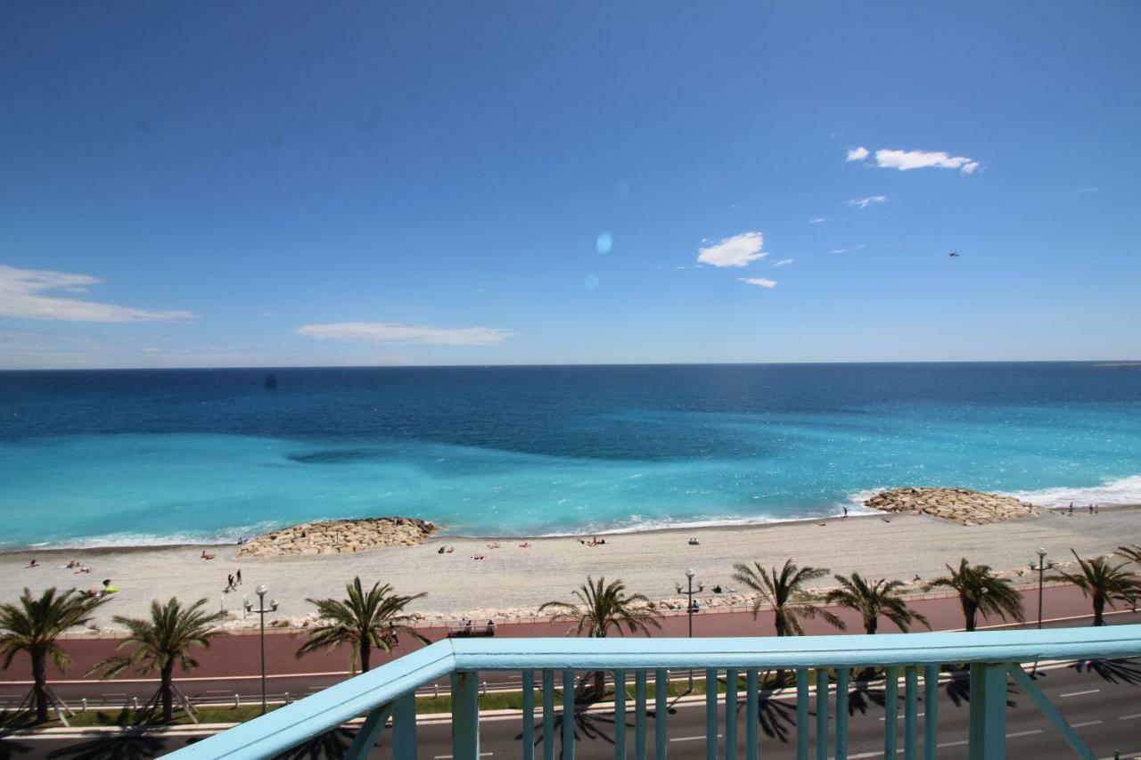 Nice Booking - Electra Vue Mer Balcon Dernier Etage Luaran gambar