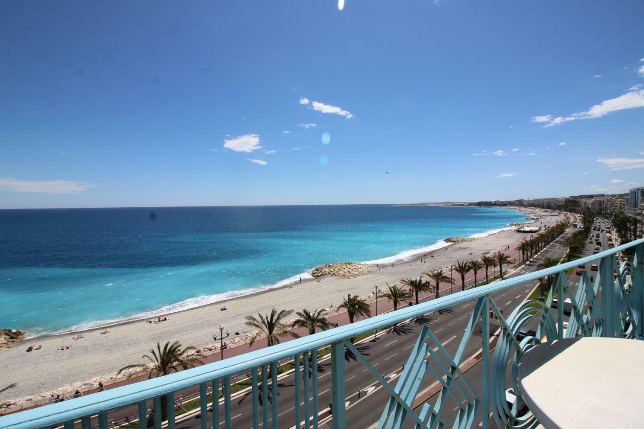 Nice Booking - Electra Vue Mer Balcon Dernier Etage Luaran gambar