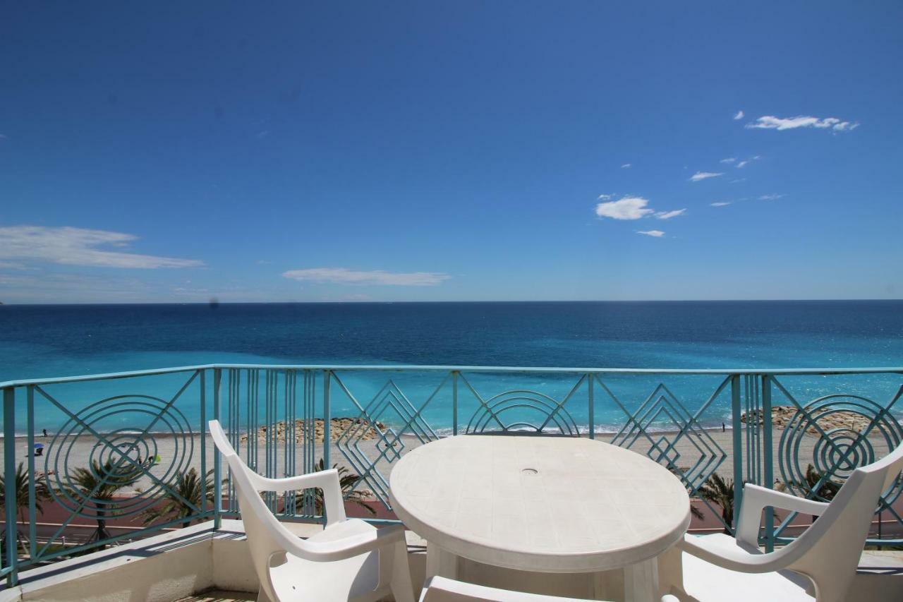 Nice Booking - Electra Vue Mer Balcon Dernier Etage Luaran gambar